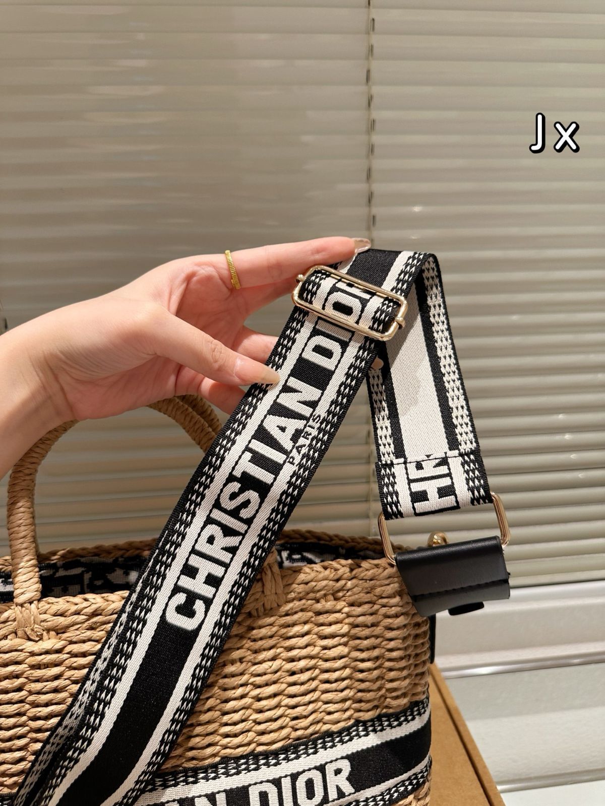 今日特価】Dior Straw Tote Bag ディオール ストロー トート