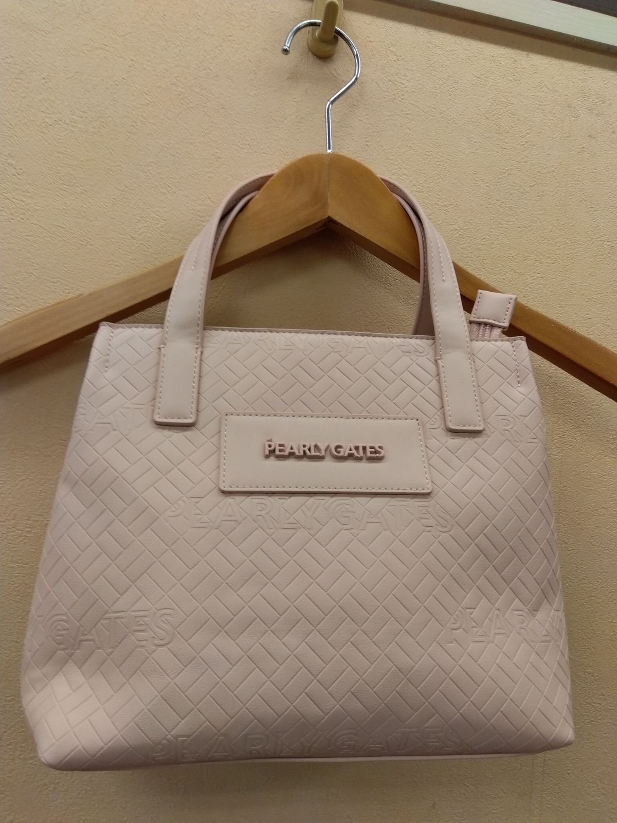 PEARLY GATES ロゴバッグ М11 パーリーゲイツ PEARLY GATES エンボス加工 PGロゴ ゴルフ