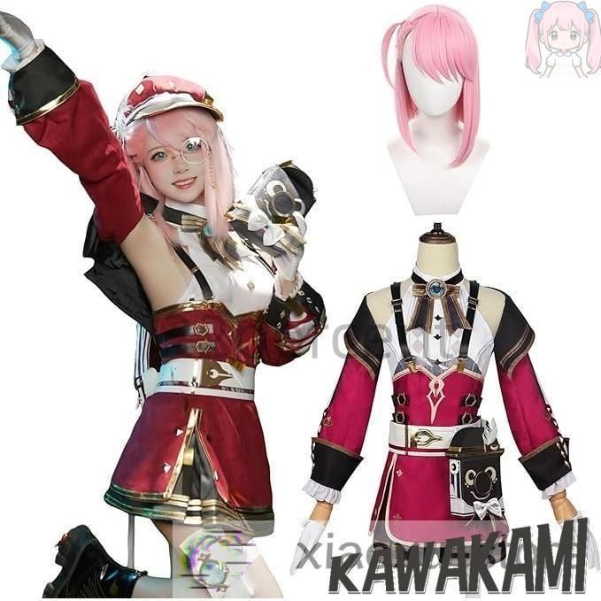 原神 コスプレ シャルロット コスプレ 衣装 ウィッグ 靴 追加可