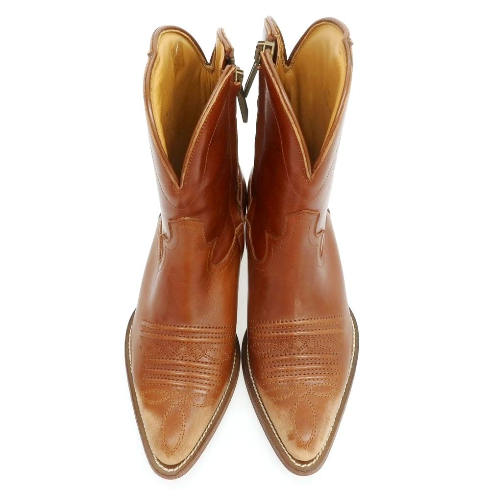 ディースクエアード DSQUARED2 レザー ウエスタンブーツ ブラウン サイズ41 メンズ