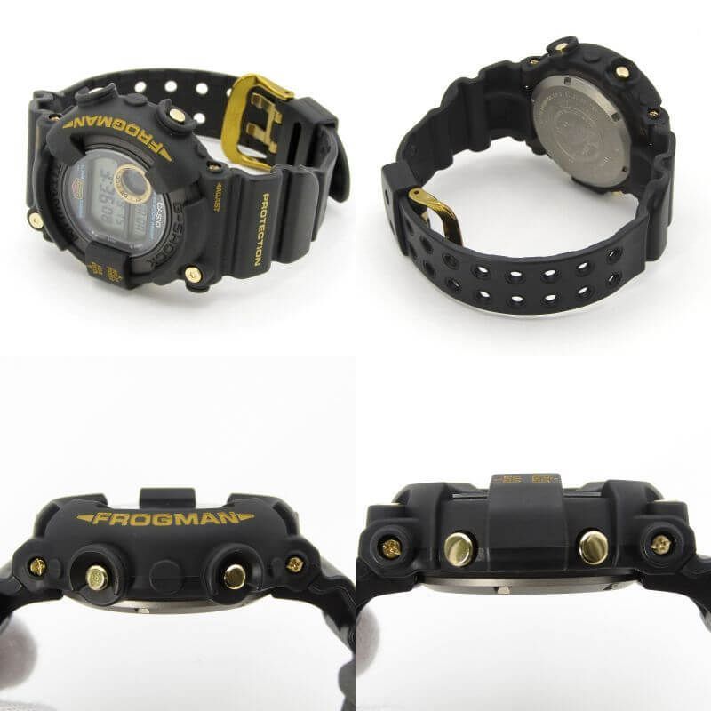 G-SHOCK FROGMAN '99 DW-8200BU-9AT　黒　金 DW-8200BU-9AT フロッグマン99 黒金 潜水蛙EL – G-BRIDGES