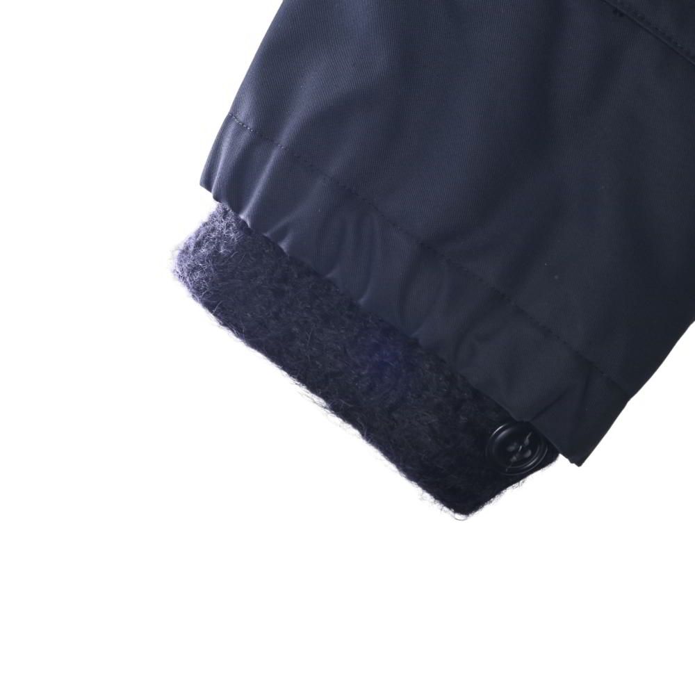 DRIES VAN NOTEN パーツ切替 ジップ ブルゾン S ブラック ドリスヴァン