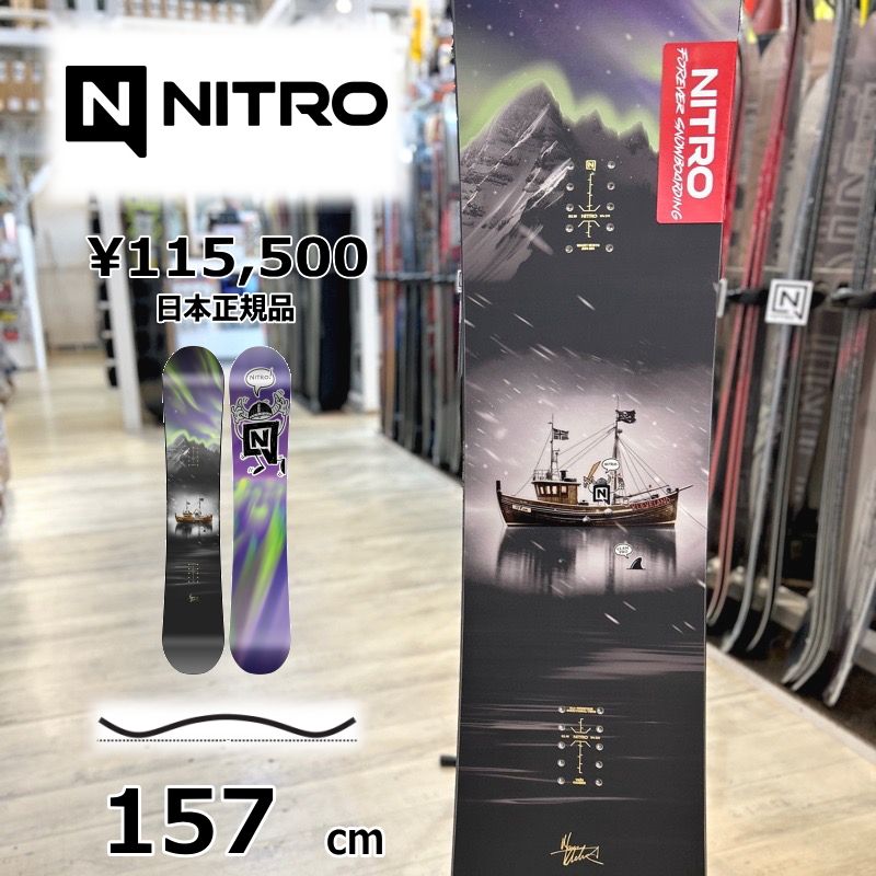 メンズ スノーボード 板 157cm NITRO TEAM PRO MK ナイトロ チームプロ 25-26 オールラウンド カービング キャンバー