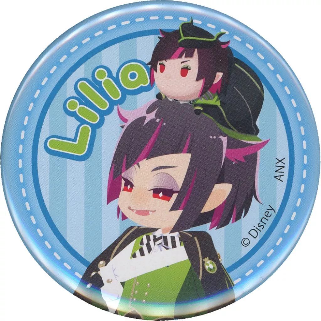 リリア・ヴァンルージュ　缶バッチ Amazon | ディズニー ツイステッドワンダーランド カプセル缶