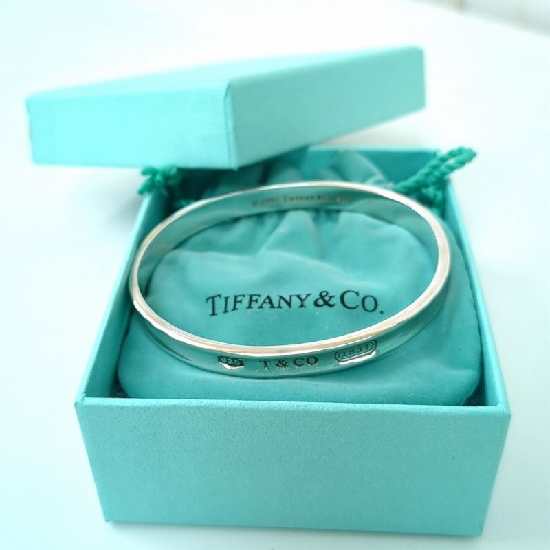 TIFFANY ティファニー ナローバングル 1837 ブレスレット シルバー 925