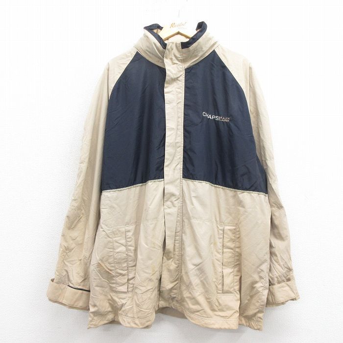 XL/古着 ラルフローレン 長袖 ブランド ナイロン ジャケット メンズ