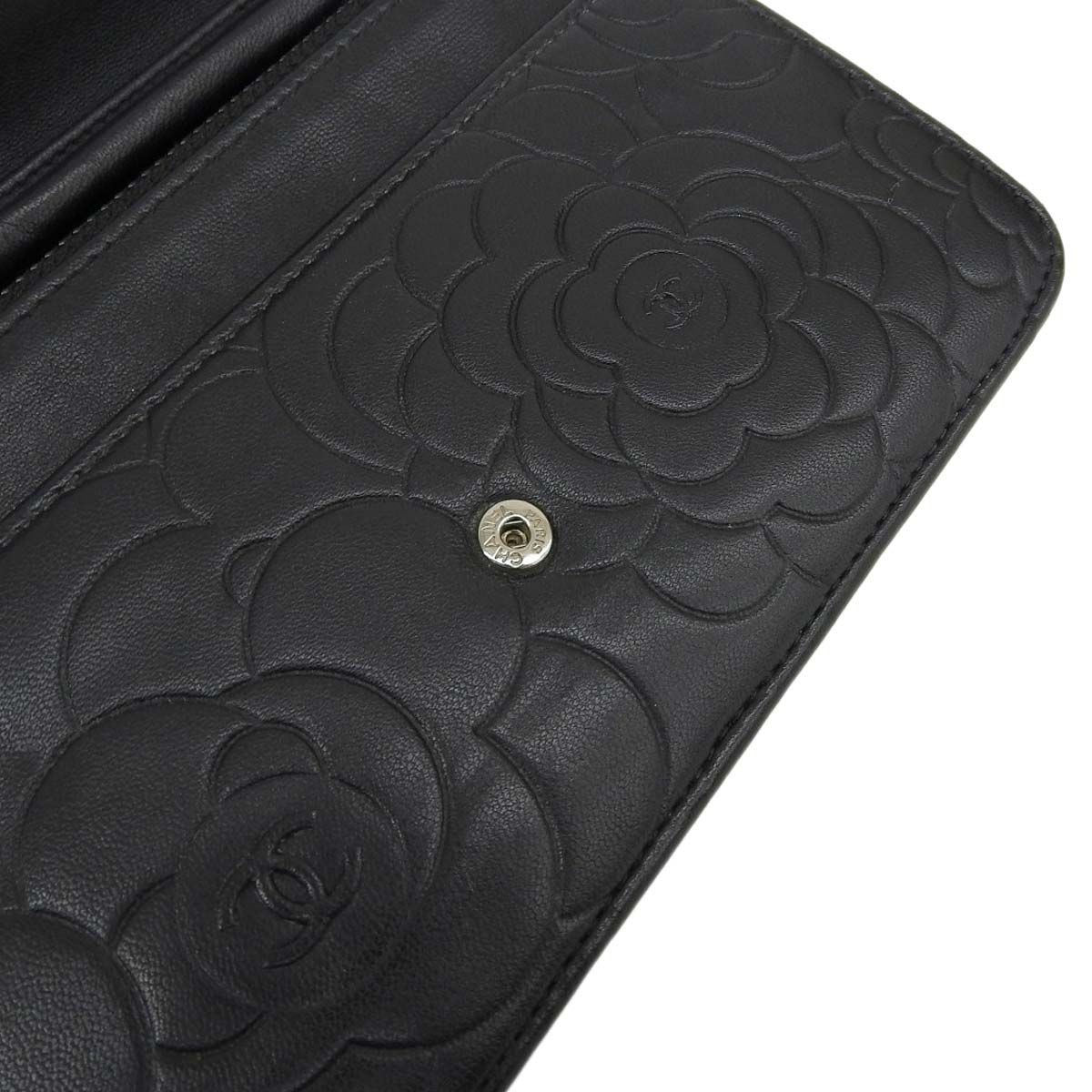 シャネル CHANEL カメリア ココマーク チェーンウォレット ショルダー 