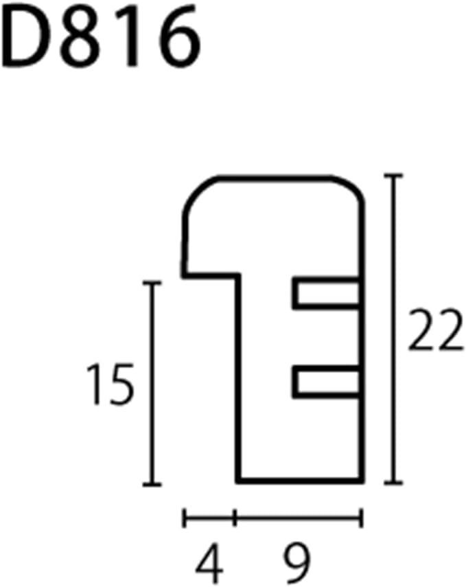 ラーソン・ジュール A4サイズ用マット付き額縁 D816(フレームサイズ