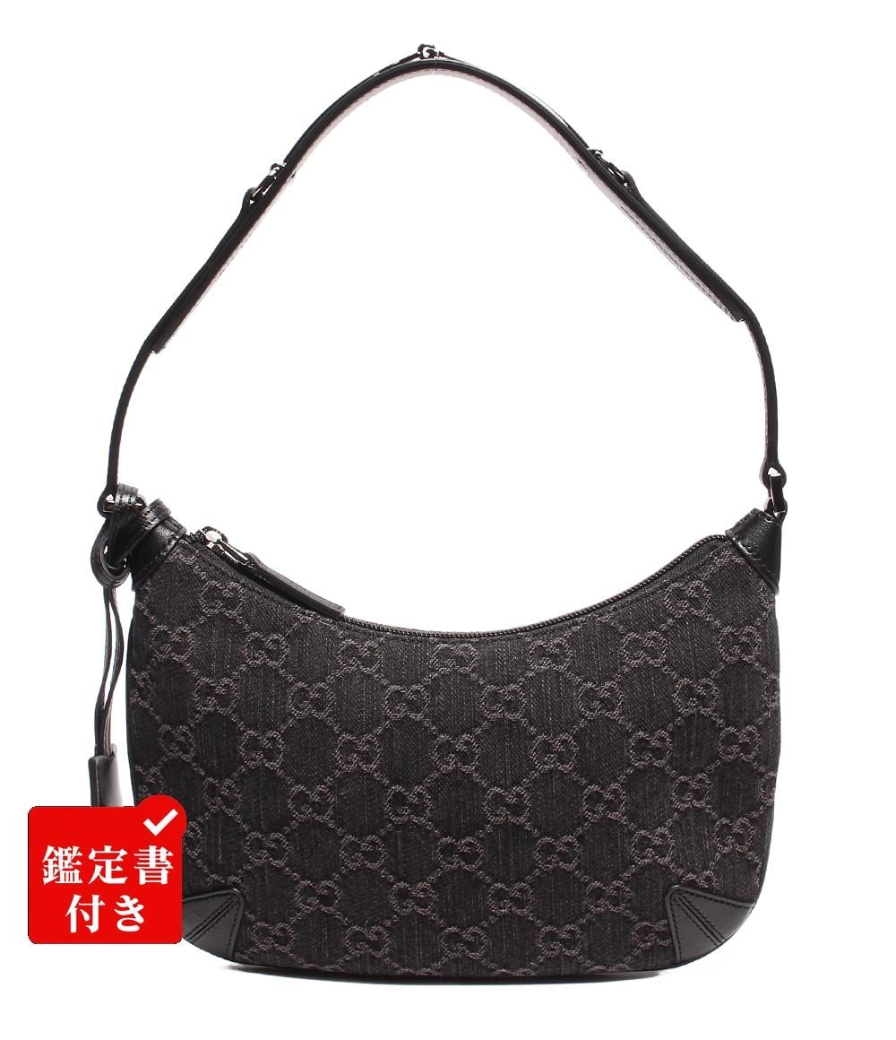 美品 グッチ ワンショルダーバッグ シルバー金具 ホースビットスリム