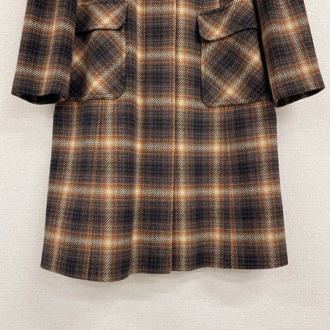 BURBERRY LONDON バーバリーロンドン ロングコート ツイード チェック