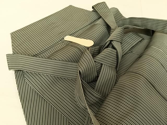 平和屋着物○男性 馬乗り袴 縞 正絹 逸品 DAAQ4537npm - メルカリ