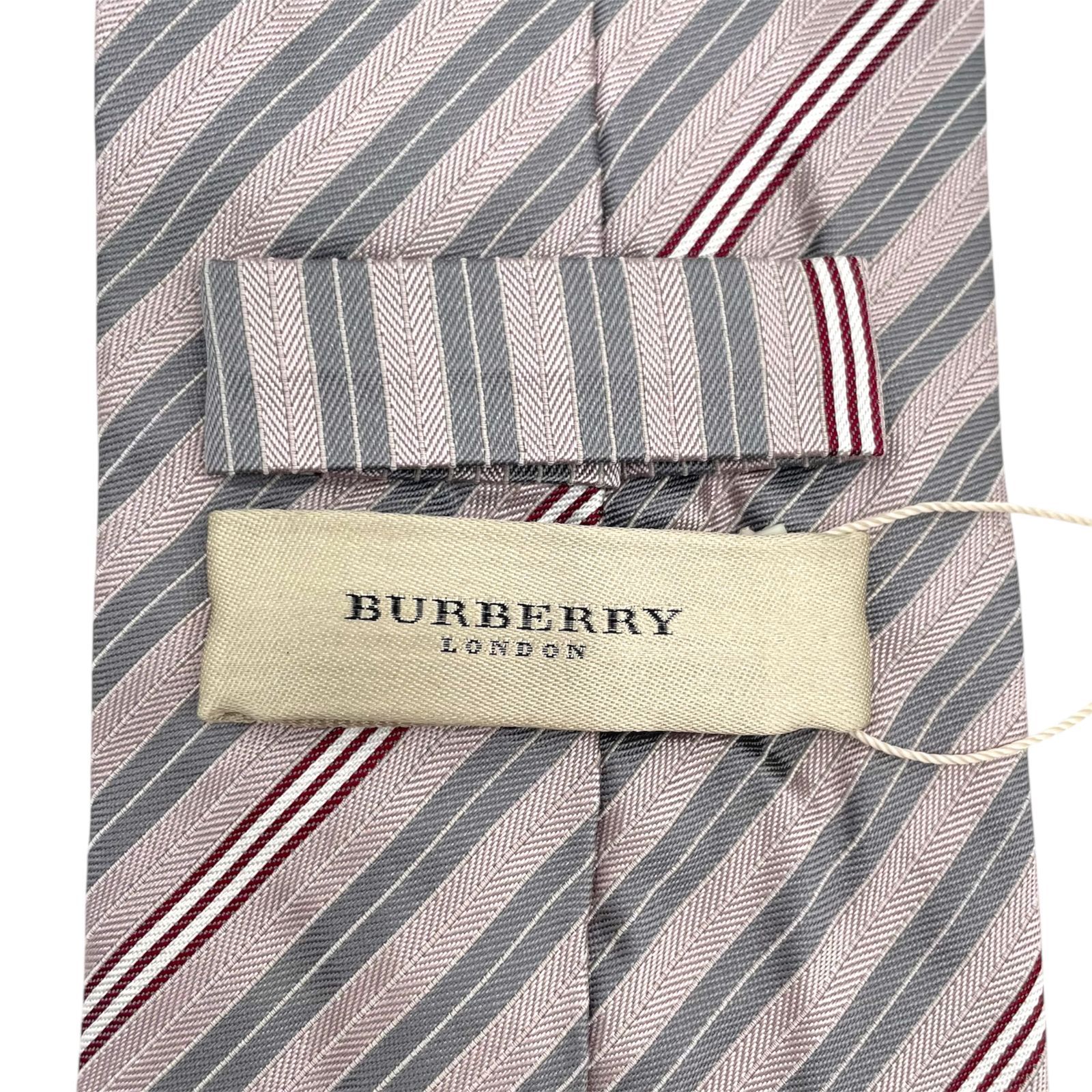 未使用 タグ付き】Burberry London バーバリー ネクタイ ノバチェック