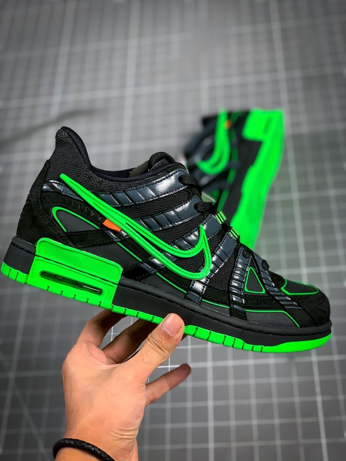全新未使用男女兼用 Off-White x NiKe Air Rubber Dunk 2.0-WTO