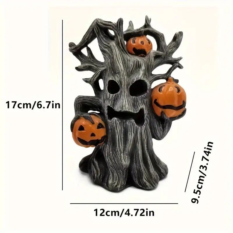 ハロウィン ツリーデザイン樹脂製オーナメント - ジャックオ