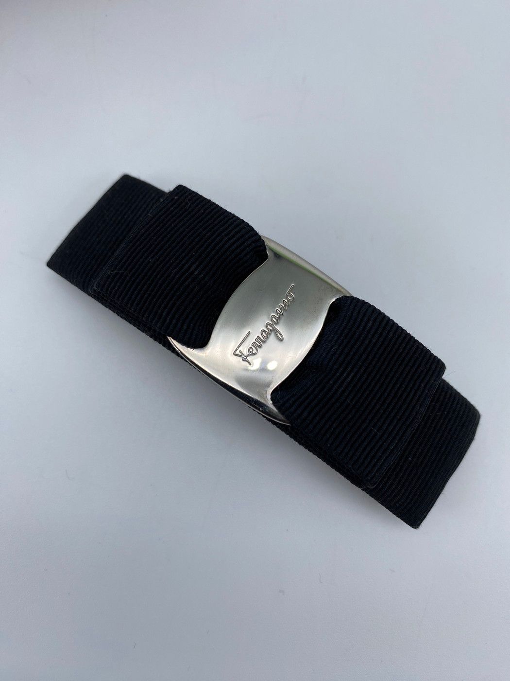 Ferragamo フェラガモ ヴァラリボン キャンバス バレッタ 9307 Salvatore Ferragamo フェラガモ ヴァラリボン キャンバス