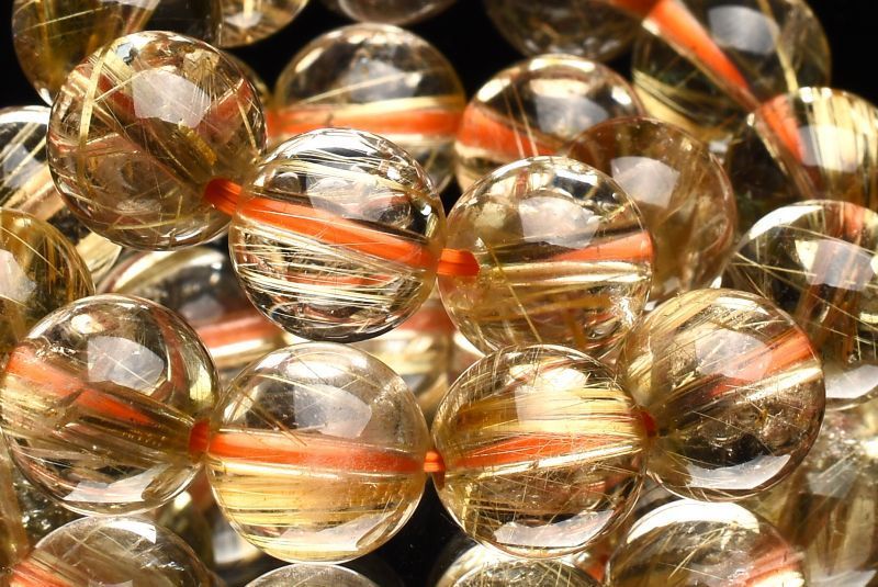 黄金の輝き ゴールドタイチンルチルクォーツ