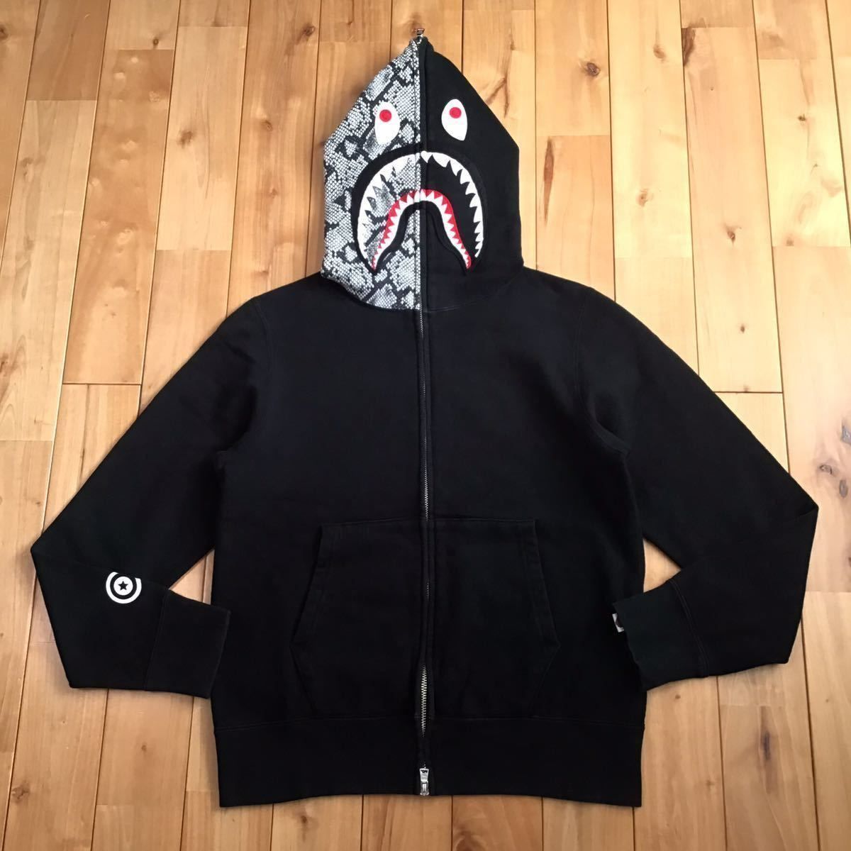 ☆激レア☆ スネーク シャーク パーカー Sサイズ snake shark full zip ...