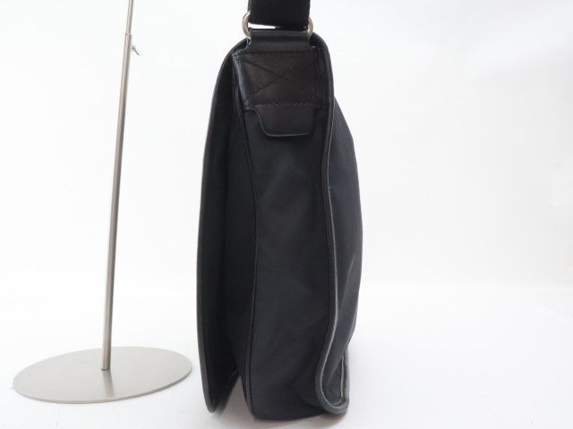 2407-72 バリー ショルダーバッグ BALLY ナイロン製 ブラック