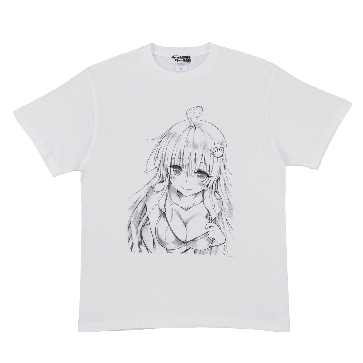 To LOVEる 15周年記念 原画展 ビッグTシャツ XL ララ☆0527-826