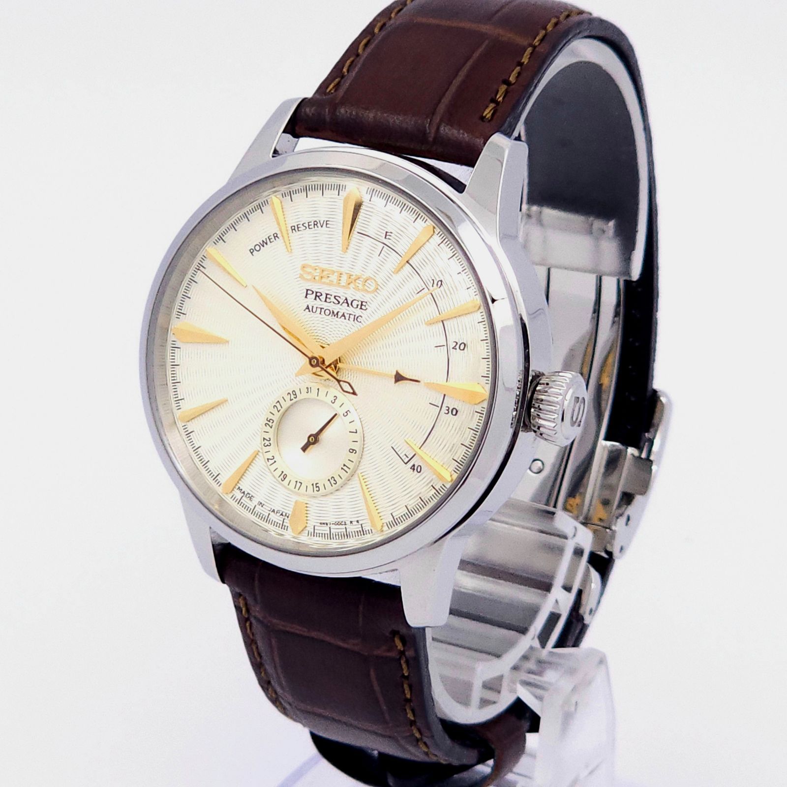 SEIKO セイコー プレサージュ 腕時計 4R57-00E0 箱 余りコマあり