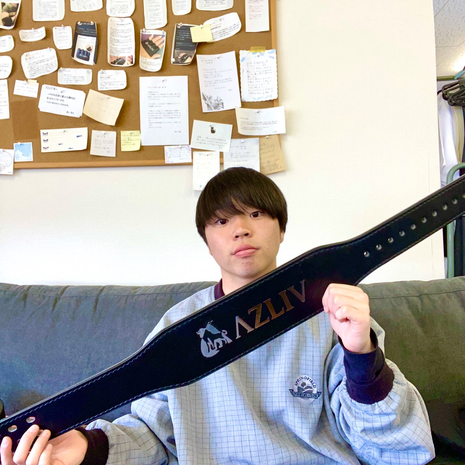 AZLIV トレーニングベルト 黒 Mサイズ トレーニングベルト AZ7