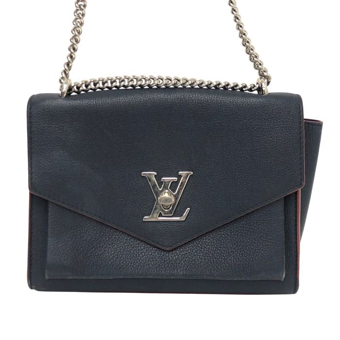 LOUIS VUITTON ルイ・ヴィトン LVロゴツイストロック 2way マイロックミーBB  M53196 ショルダーバッグ グレインカーフレザー マリーヌルージュ レディース 【中古】 LOUIS VUITTON ルイ・ヴィトン LVロゴツイストロック 2way マイロック