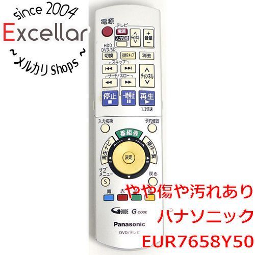 Panasonic　DVDレコーダー用リモコン EUR7658Y50