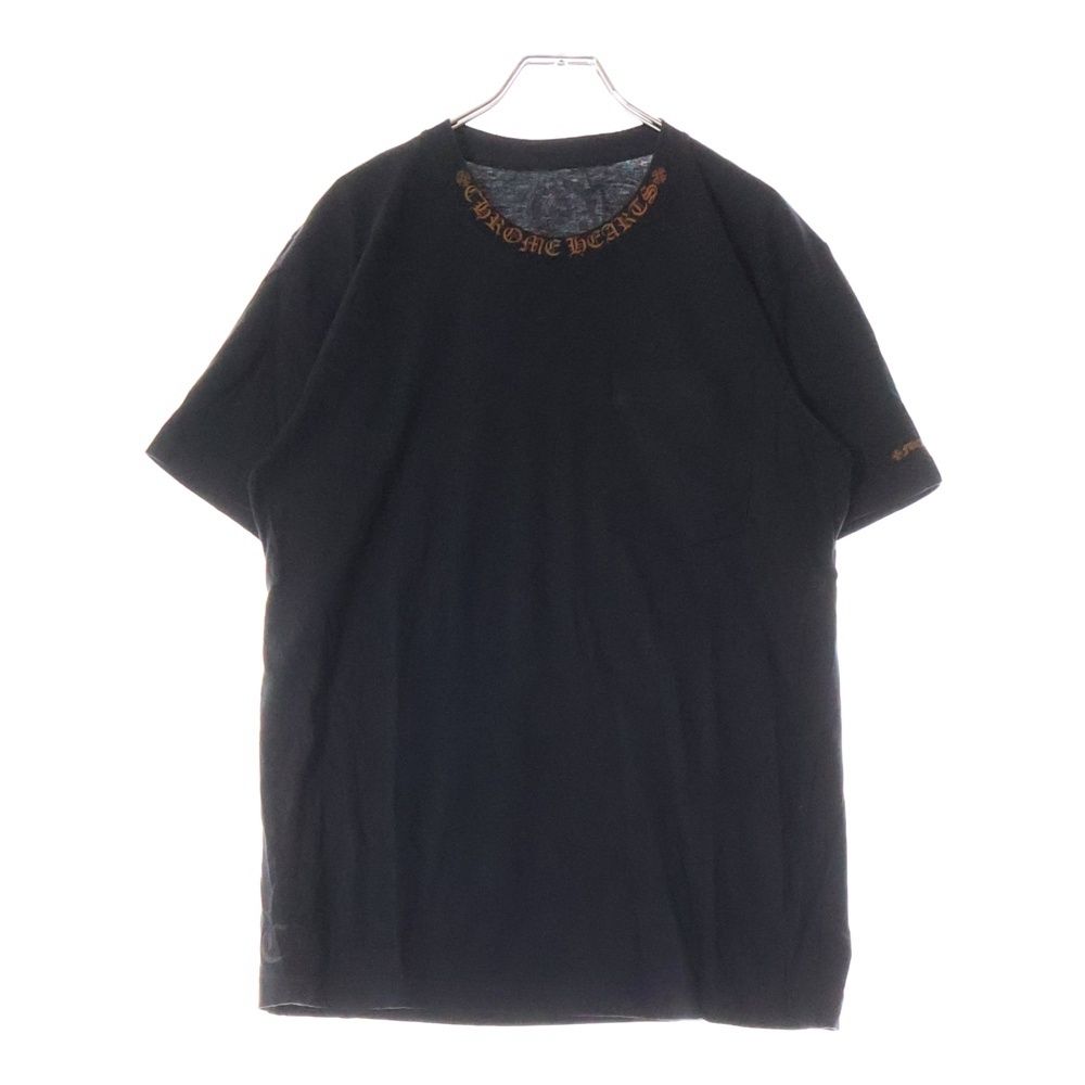 CHROME HEARTS (クロムハーツ) NECK LOGO S/S TEE ネックロゴ