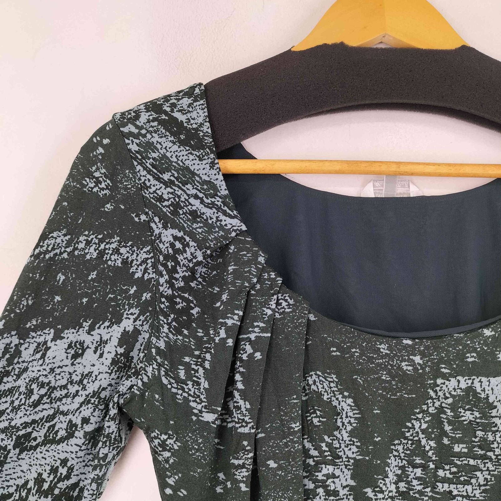 マックスマーラ MAX MARA 総柄ギャザーデザインカットソー