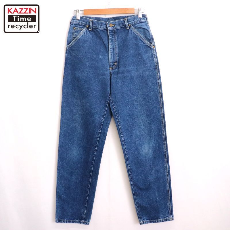 80s USA製 vintage Lee テーパード デニム ペインターパンツ メンズ Mサイズ相当