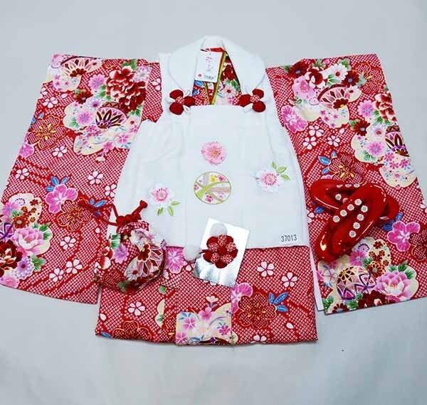 七五三 三歳 女児 被布着物フルセット 半衿伊達襟付き 花ひめ 合繊 3歳 3才 三才 かかと止め付き お仕立て無料 NO37013 WWW_SKLAD-KIRPICHA_RU