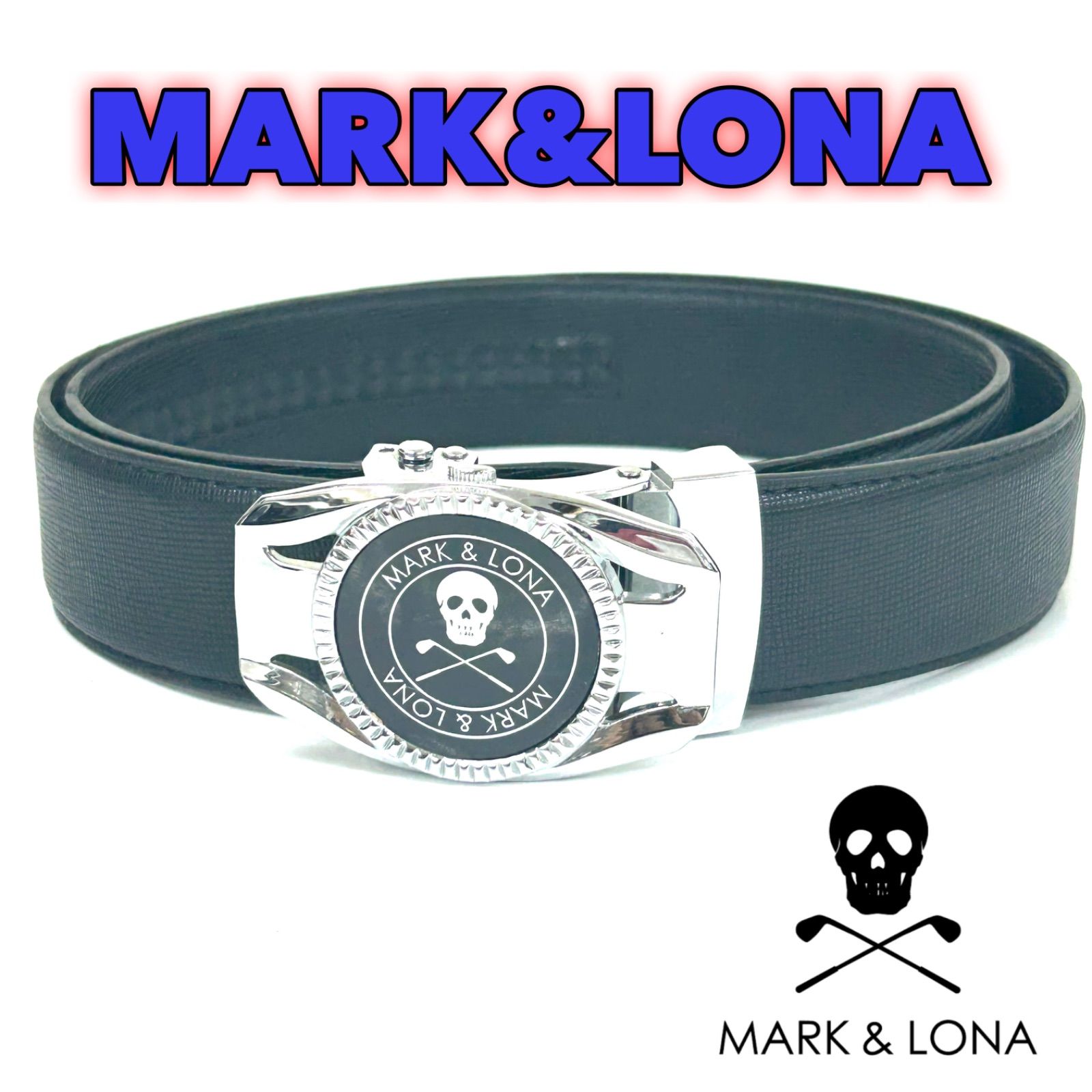 MARK&LONA マークアンドロナ メンズ ゴルフ用 ベルト - ドリームループ