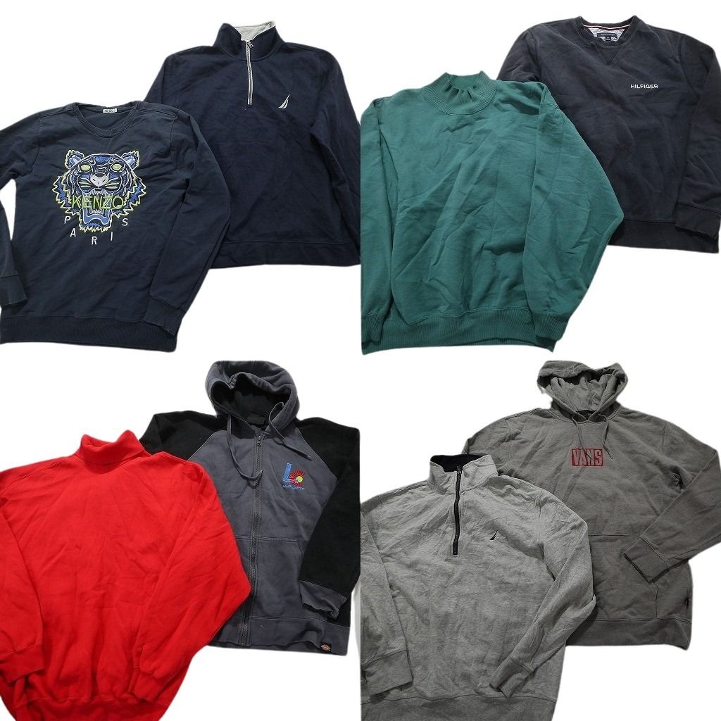 古着卸 まとめ売り ブランドMIX スウェット 8枚セット (メンズ L