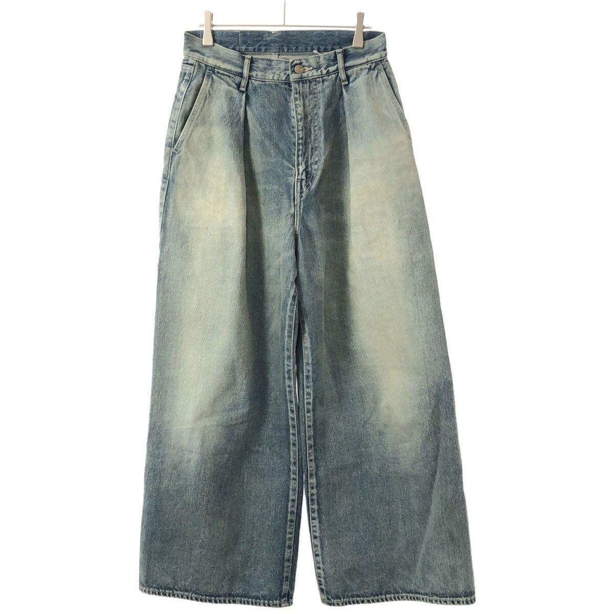 Graphpaper グラフペーパー 23SS Selvage Denim Two Tuck Wide Pants 