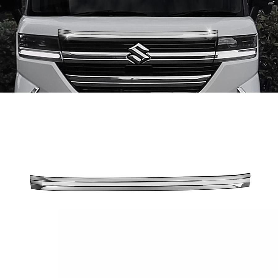 【スズキ純正品】MK53Sスペーシアカスタムボンネット スズキ 新型スペーシアカスタム パーツ ボンネットガーニッシュ 1P