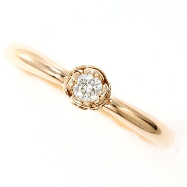 K10PG リング RING 指輪 11号 ダイヤ 0.07 総重量約1.5g