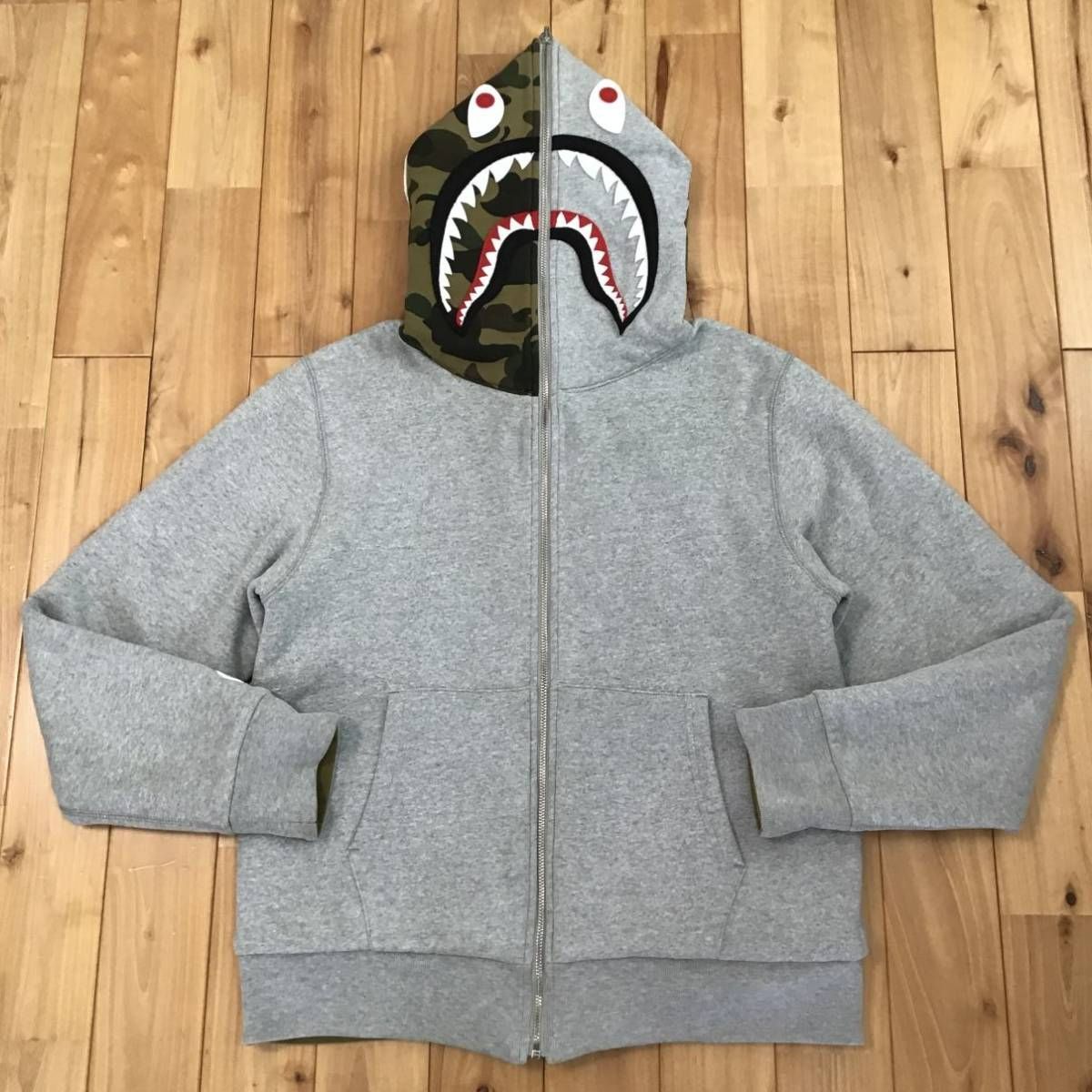 A BATHING APE シャークパーカー リバーシブルパーカーMサイズ A BATHING APE シャークパーカー リバーシブルパーカーMサイズ