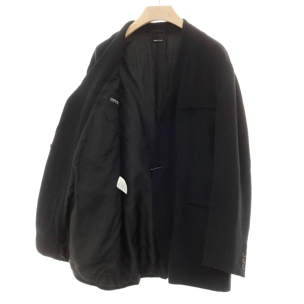 GIORGIO ARMANI*サイズ50*ノーカラーコート*ジョルジオアルマーニ tifana_1-241005003250