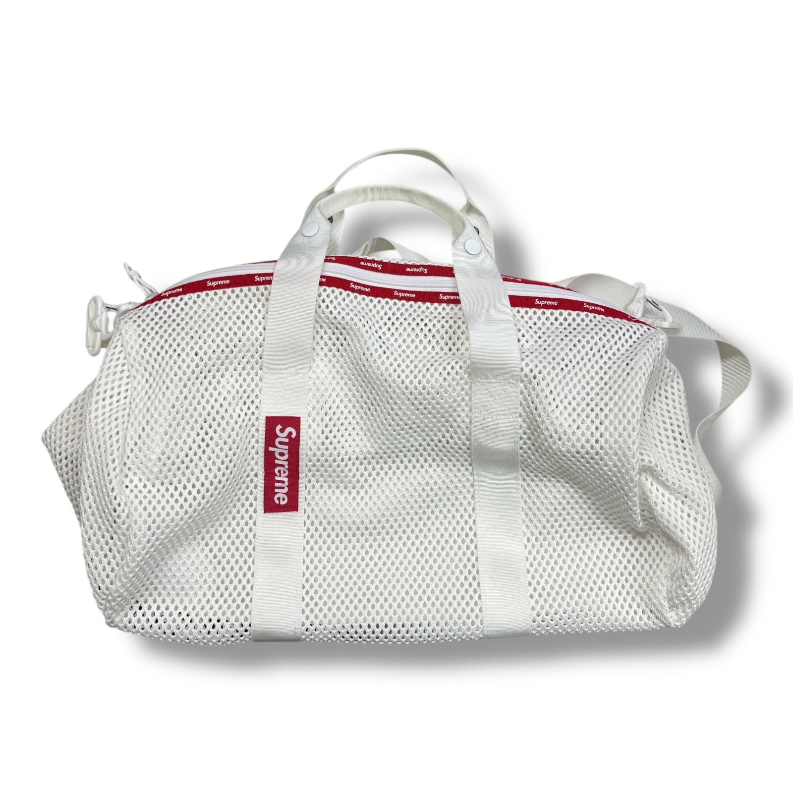 Supreme メッシュショルダーバッグ ブラック - メルカリ
