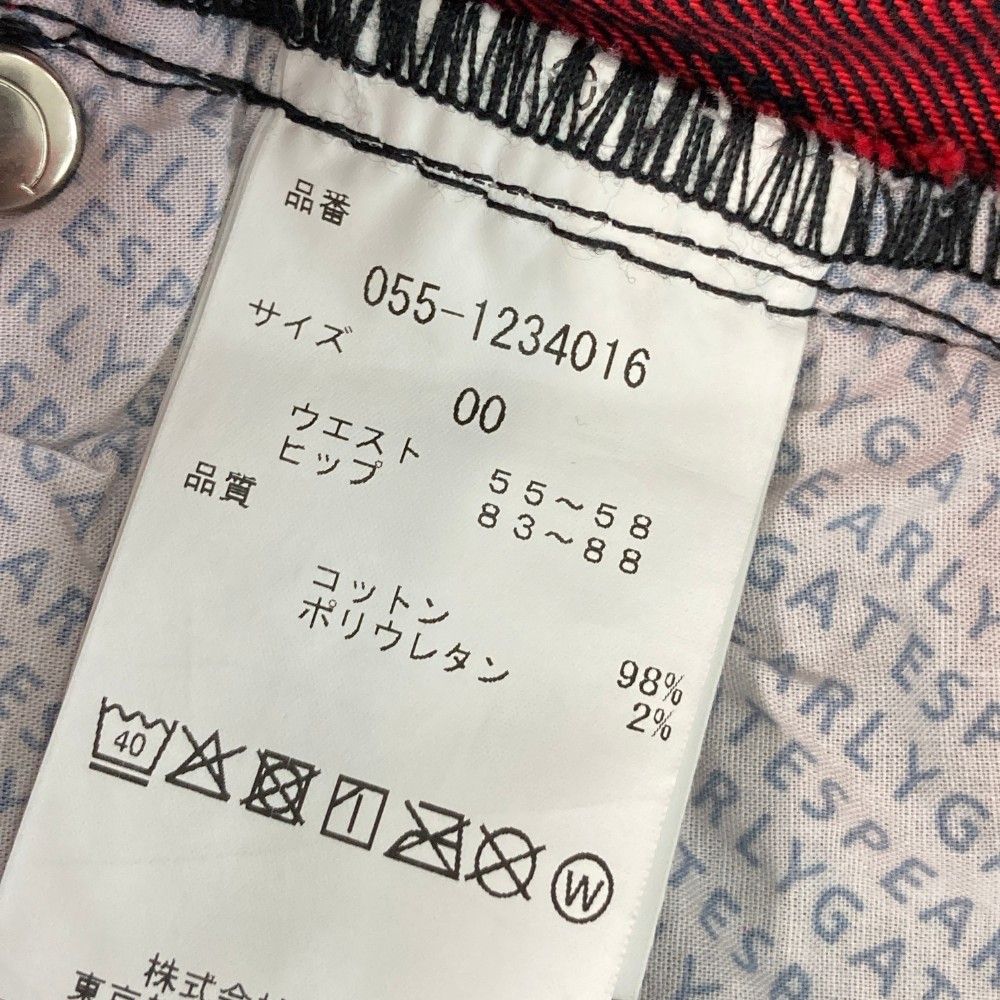サイズ：00 PEARLY GATES パーリーゲイツ スカート チェック柄