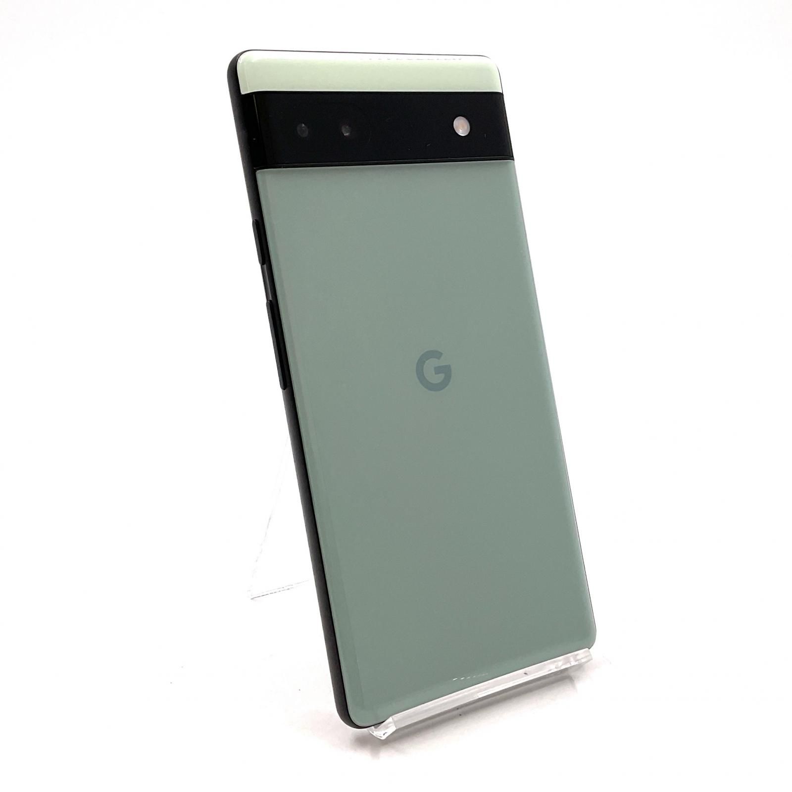 全額返金保証 最速発送 Google Pixel 6a 128GB グリーン au 白ロム 動作 済