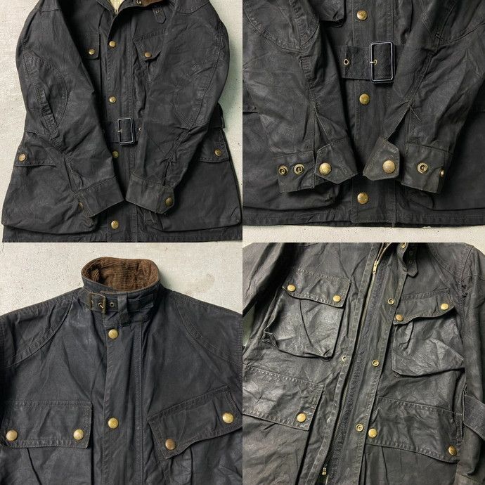 90s belstaff 揺らさ trialmaster レディース オイルド