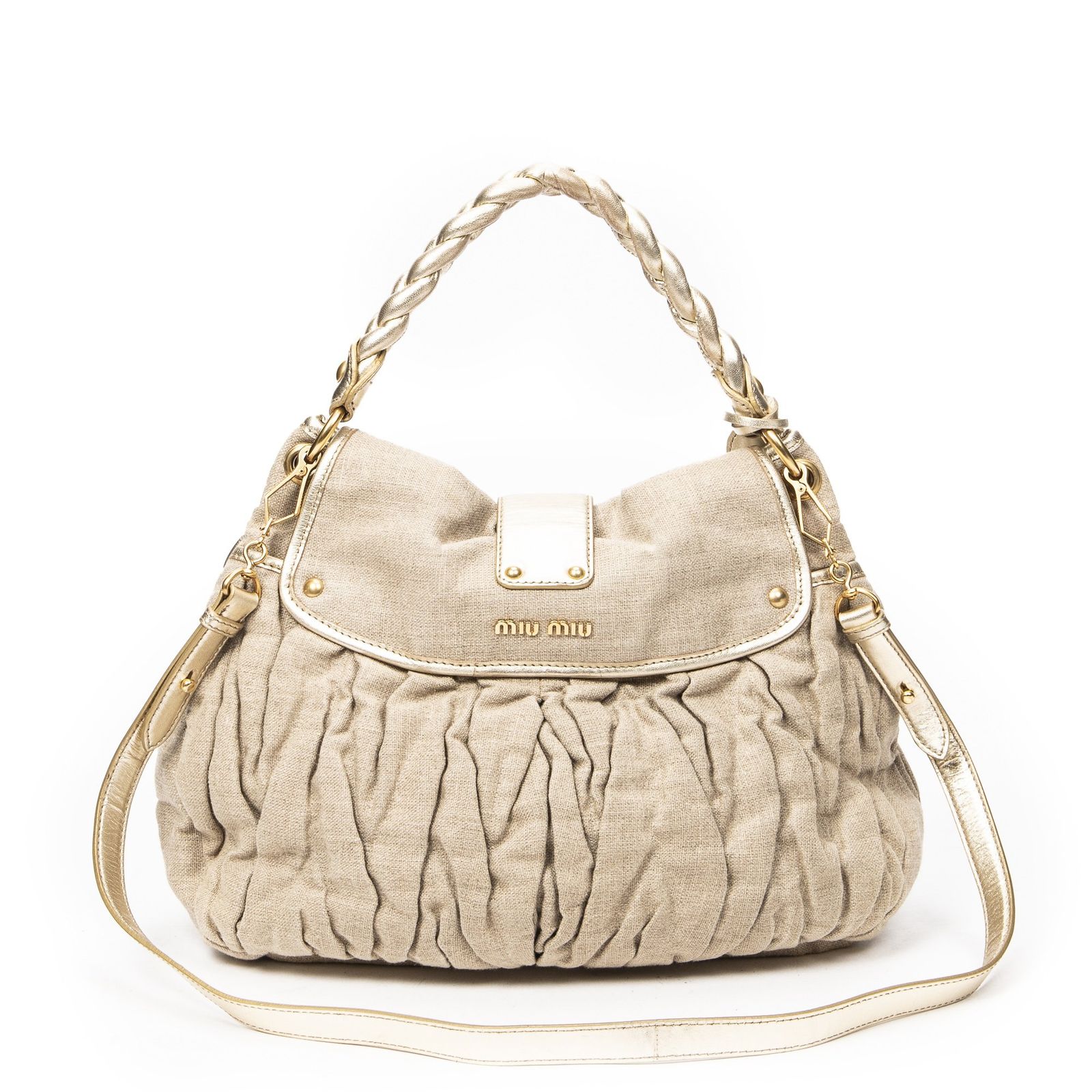 ホーボーバッグベージュ