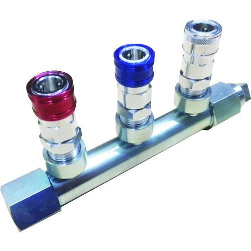 キシューンバルブ 【90°エルボ仕様】＋【エアー3分岐】キッシュン