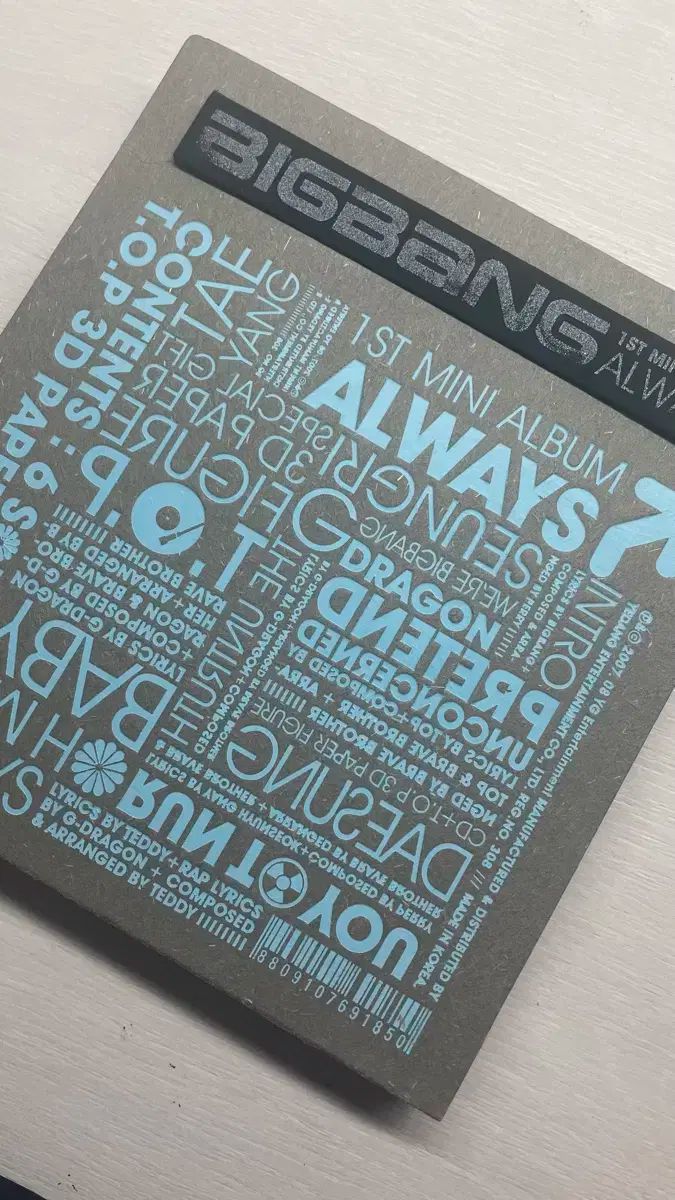 BIGBANG(ビッグバン) メンバー パワー サイン入り サイン アルバム