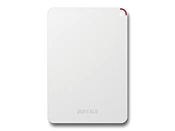 BUFFALO 耐衝撃対応 2.5インチ ポータブル 外付けHDD 2TB ホワイト HD-PNF2.0U3-GWE