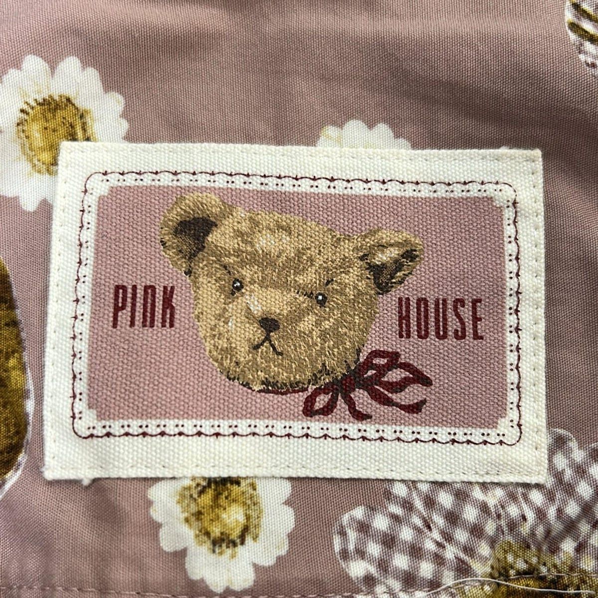 PINKHOUSE 花柄ブラウン長袖ブラウス ローンスモック風ブラウス （シャツ・ブラウス）｜PINK HOUSE