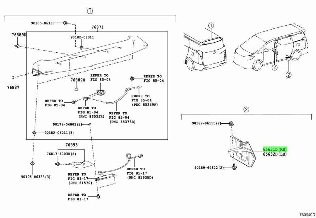 トヨタ TOYOTA 純正 アルファード ヴェルファイア 30系 リヤホイールハウス プレート エアスパッツ リア タイヤ 前 RH LH 助手席 運転席 セット パーツ エンジン タイヤ バンパー 検索 マフラー