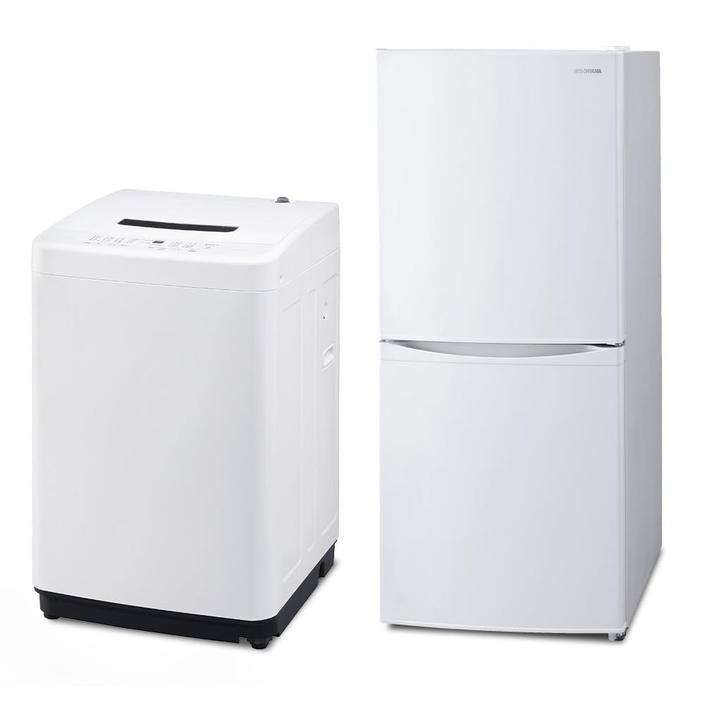 家電セット 新生活セット 新生活 新生活家電セット 一人暮らし 2025新生活2点セット 洗濯機 アイリスオーヤマ 4.5kg 冷蔵庫 142L 白