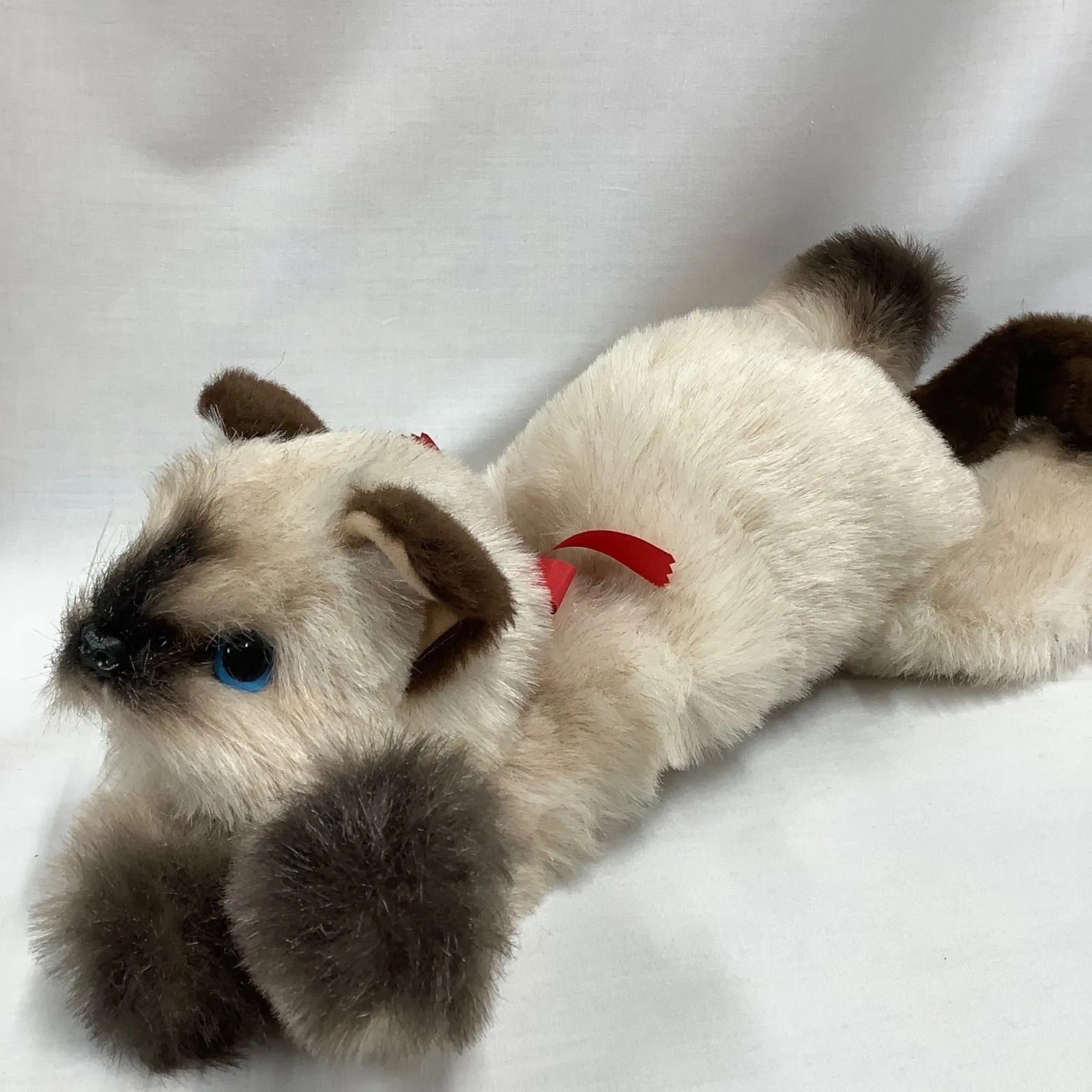 レトロ 創美社製 エイコカイヤオリジナル 猫のぬいぐるみ シャム猫